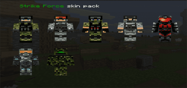 Strike Force Skin Pack