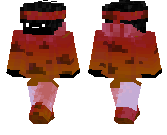 MinecraftRedPVPSkin