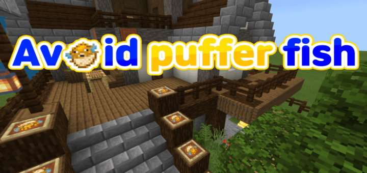 Download Avoid Puffer Fish - Minecraft PE Maps