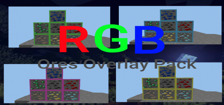 RGB Ores Overlay Pack