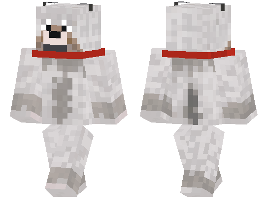 Minecraft Wolf Skin (Tamed)