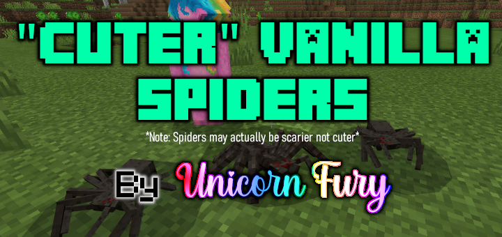 Cuter Vanilla Spiders v1.0.0