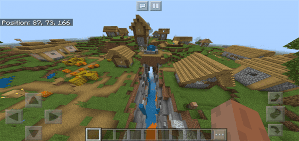 Village, Ravine & Flat Landscape (Seed)