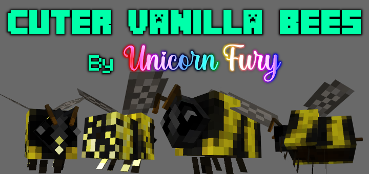 Download Cuter Vanilla Bees v1.0.0 - Minecraft PE Texture Packs