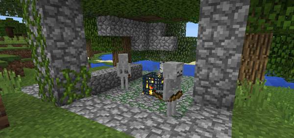 Download -405670709: Skeleton Dungeon At Spawn - Minecraft PE Seeds