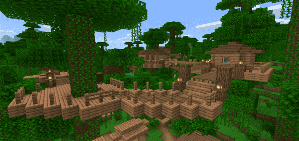 Download Jungle Village (1.11 Concept) - Minecraft PE Maps