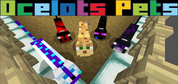 Download Ocelots Pets Plus (ADD-ON) - Minecraft PE Addons
