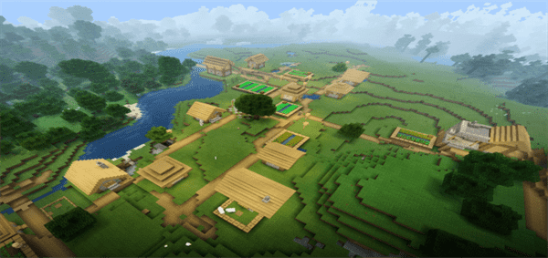 Village, Outpost & Massive Double Ravine Seed