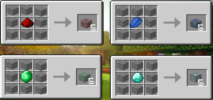 Download Craftable Ores - Minecraft PE Addons