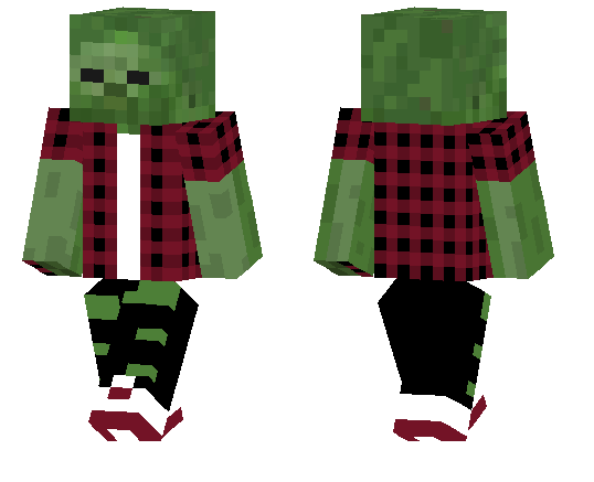 Aaron Zombie In A Plaid Shirt