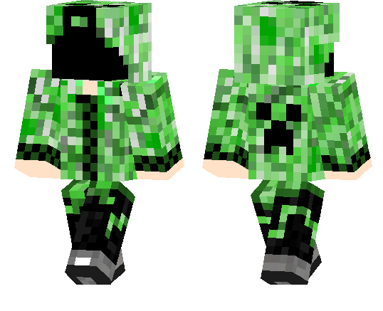 Creeper Outfit Skin Minecraft