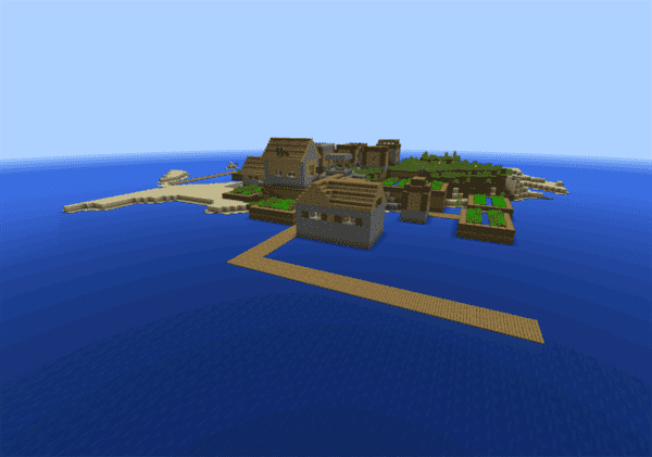 1421809520: Survival Island Village With Blacksmith