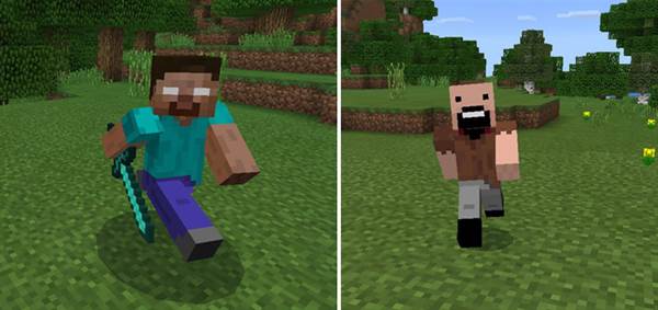 Herobrine And Notch Addon