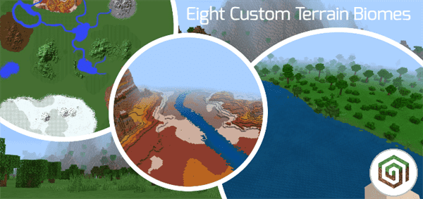 Eight Custom Terrain Biomes