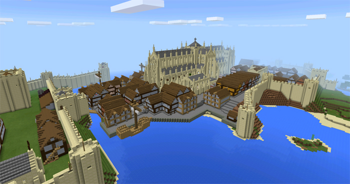 Realistic Medieval Town [Creation]