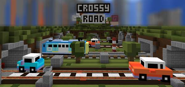 Crossy Road PE (Modded Map!) [Minigame]