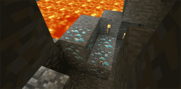 -179506122: Diamonds & Mineshaft Under Spawn