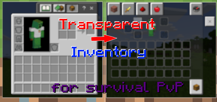 Transparent Inventory for PvP (Clear Inventory Theme)
