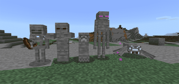 Download Stone Mobs Add-on - Minecraft PE Addons