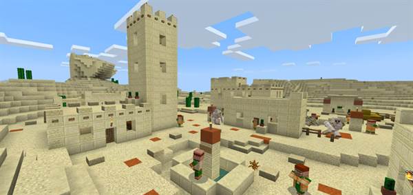 New Desert Village & Villagers (Village & Pillage Update Concept) [Creation]