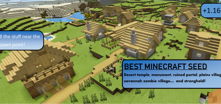 The Best Minecraft Bedrock Seed EVER (1.16)