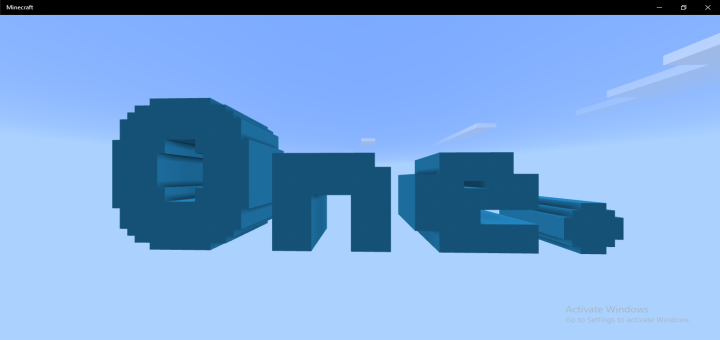 One – A Short Parkour Map