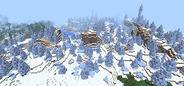 1507532159: Ice Spikes Biome At Spawn