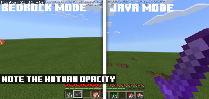 Download Button Hider Resource Pack - Minecraft PE Texture Packs