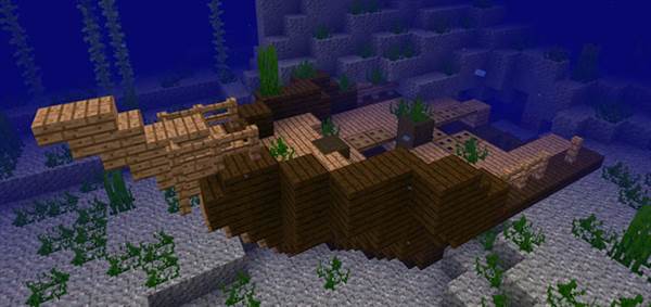 1848996952: Coral Reef, Shipwreck & Buried Treasure Seed (Beta Only)