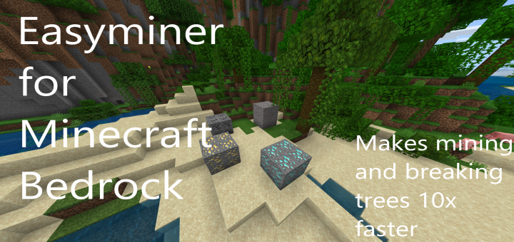 Download Easyminer for Minecraft (Multimine Ores) - Minecraft PE Addons