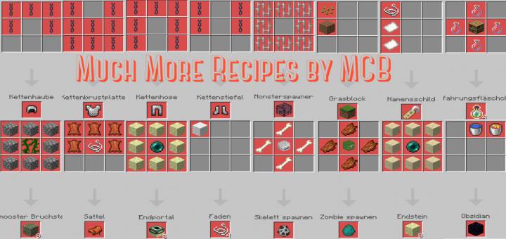 Much More Recipes Addon V1 (1.16.100+)