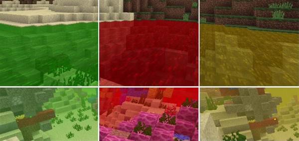 ColoredWater Texture Pack
