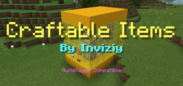 Craftable Items (Command Blocks) [Redstone]