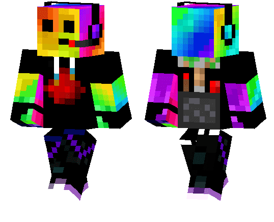 Redstone Rainbow Slime Skin