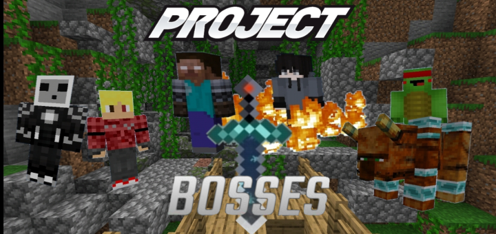 Download Project Bosses - Minecraft PE Addons