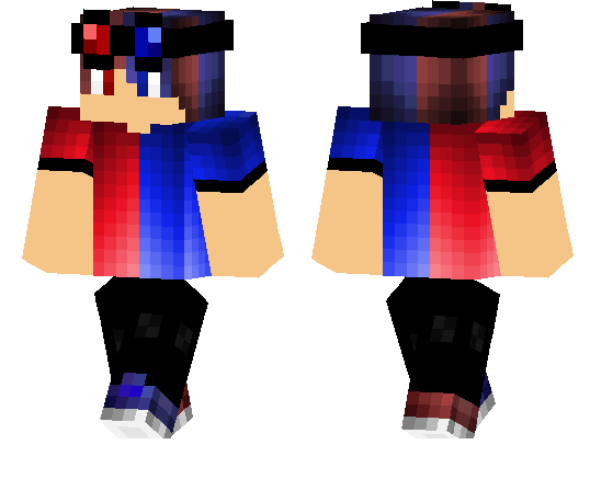 Red & Blue Boy Skin