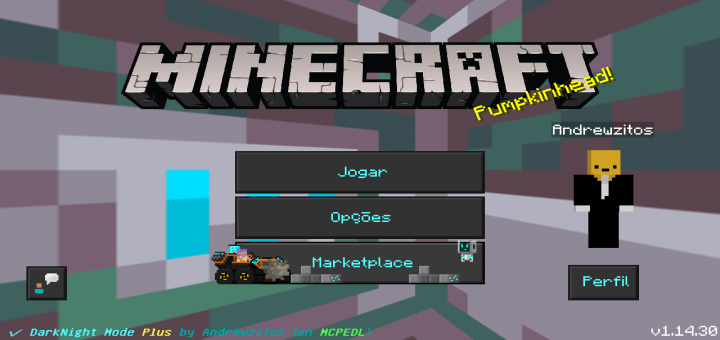 Download DarkNight Mode PLUS (Editon) - Minecraft PE Texture Packs