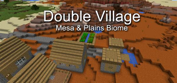 camero: Double Village in Mesa & Plains Biomes