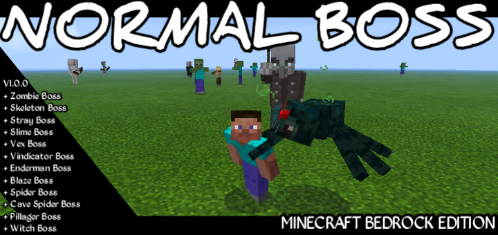 Download NORMAL BOSS - Minecraft PE Addons