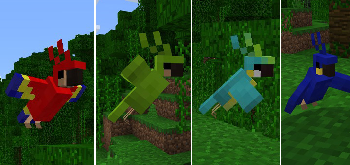 Minecraft PC Parrots Add-on