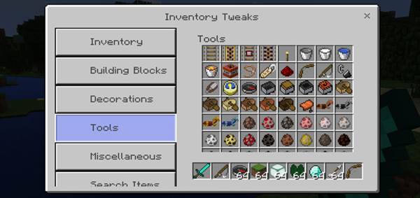InventoryTweaks Addon