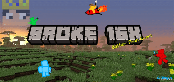 Broke; A 16x MCPE PvP Pack