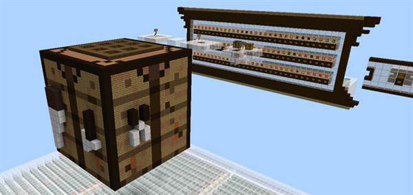 Giant Working Crafting Table [Redstone] (1.2 Beta Only)