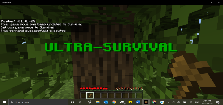 ULTRA-SURVIVAL