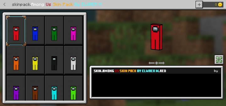 Among Us Skin Pack