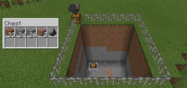 Working Quarry (Command Blocks) [Redstone]