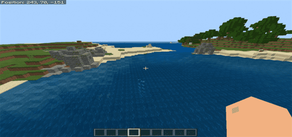 Ocean Ruins on Land Near Spawn (Seed)