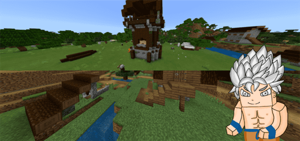 Villagers Beside Pillagers (Seed)