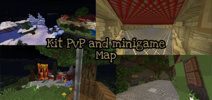Download Kit PvP, Parkour and Minigame Map - Minecraft PE Maps