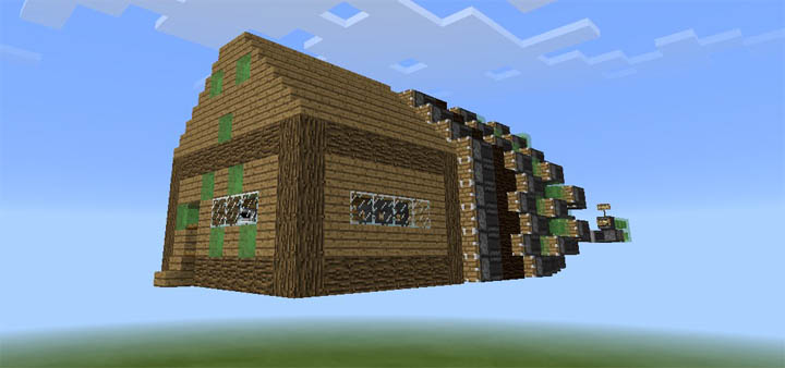 Smart Flying House [Redstone]